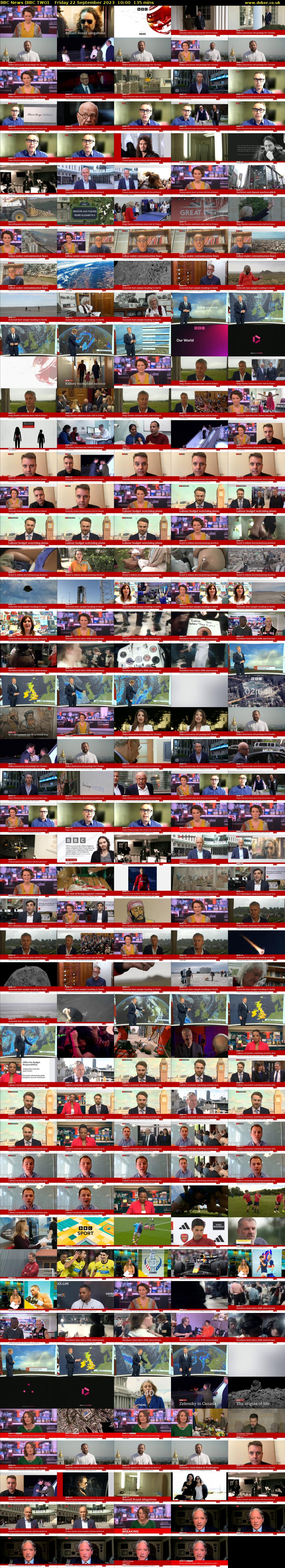 BBC News (BBC TWO) Friday 22 September 2023 10:00 - 12:15