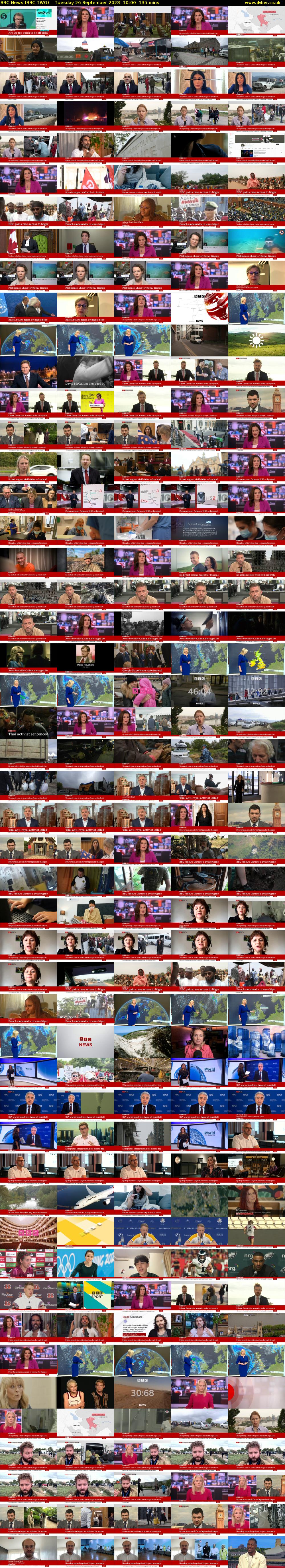 BBC News (BBC TWO) Tuesday 26 September 2023 10:00 - 12:15
