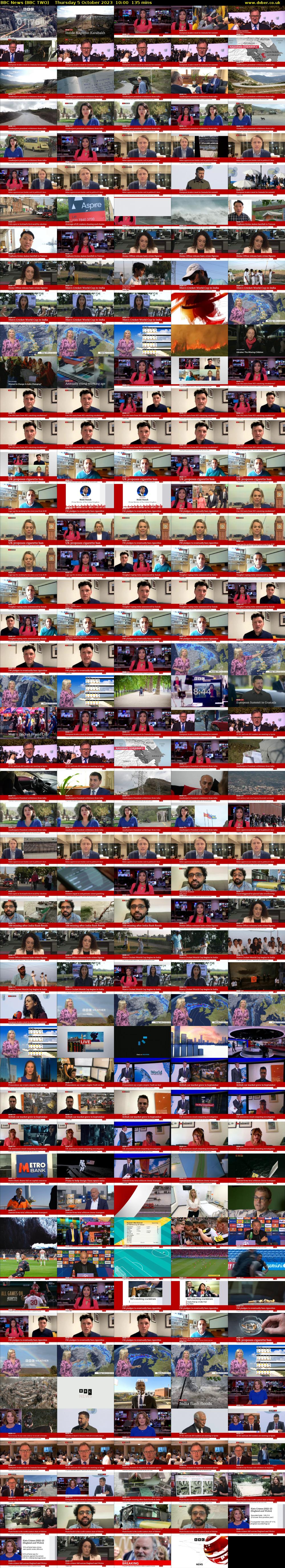 BBC News (BBC TWO) Thursday 5 October 2023 10:00 - 12:15