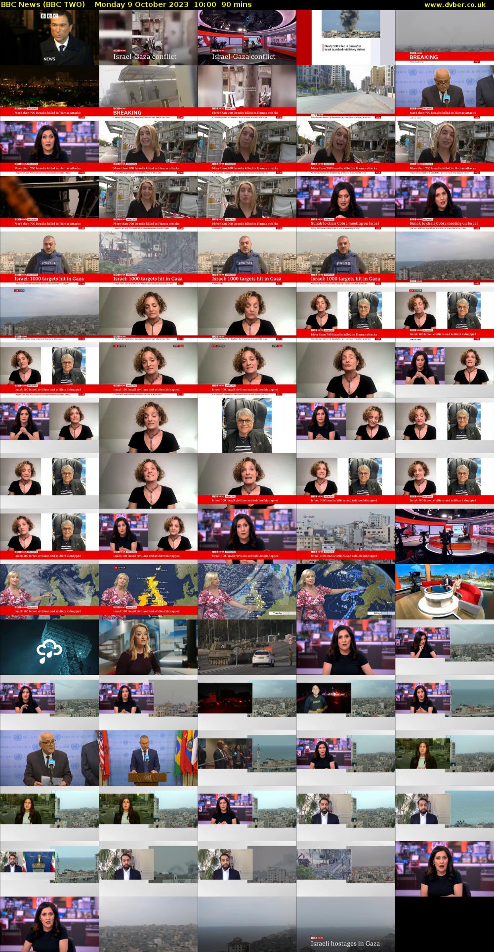 BBC News (BBC TWO) Monday 9 October 2023 10:00 - 11:30