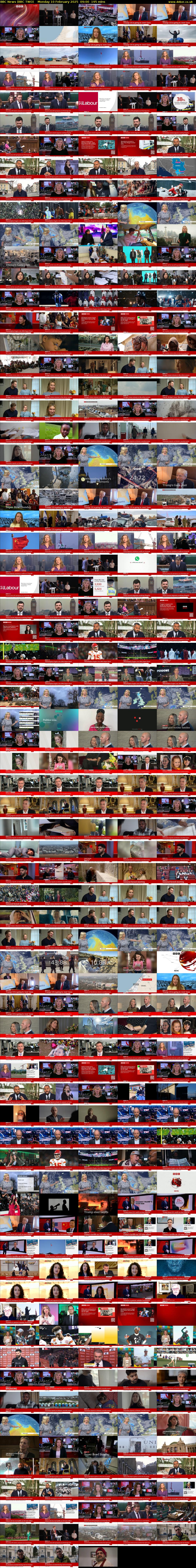 BBC News (BBC TWO) Monday 10 February 2025 09:00 - 12:15