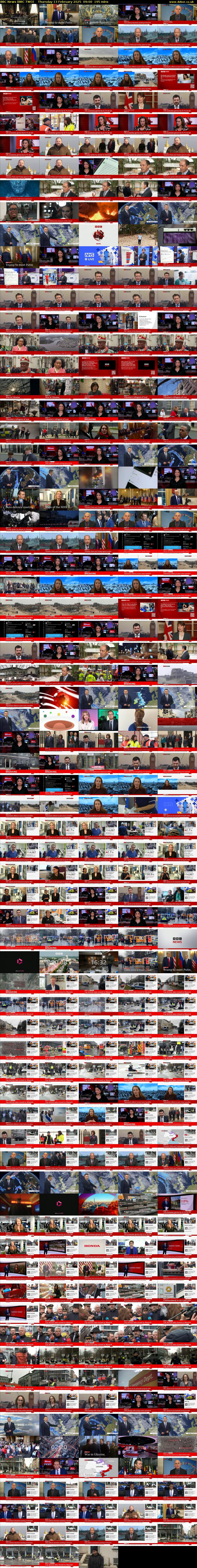 BBC News (BBC TWO) Thursday 13 February 2025 09:00 - 12:15