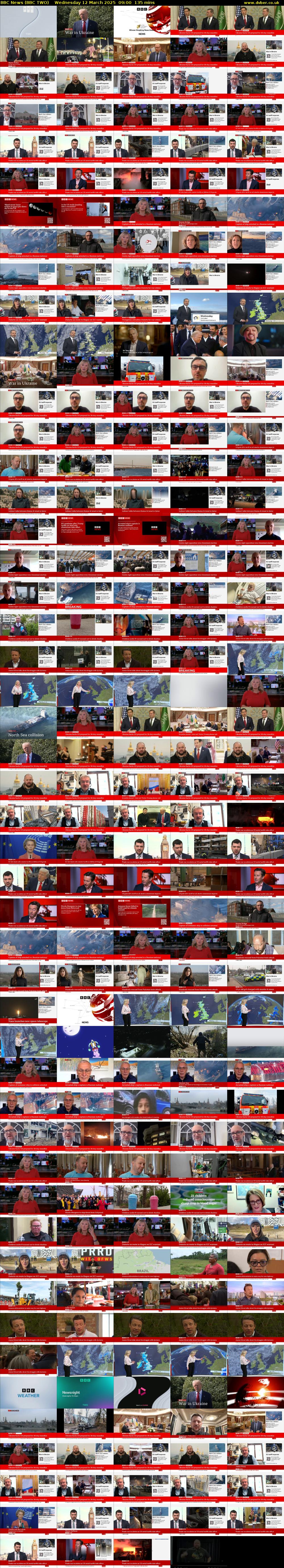 BBC News (BBC TWO) Wednesday 12 March 2025 09:00 - 11:15
