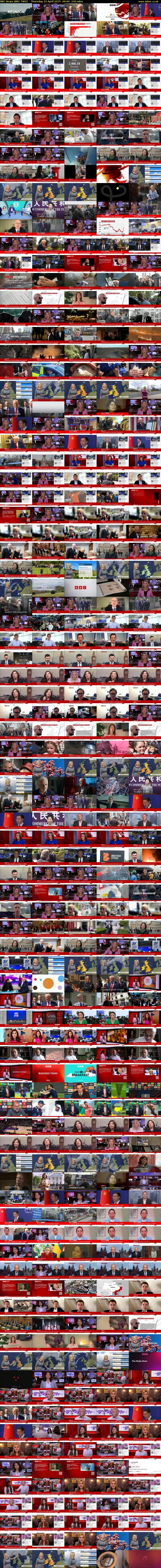 BBC News (BBC TWO) Thursday 10 April 2025 09:00 - 13:00