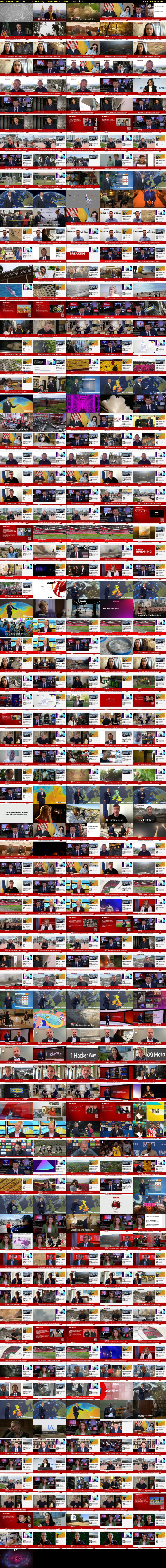 BBC News (BBC TWO) Thursday 1 May 2025 09:00 - 12:50