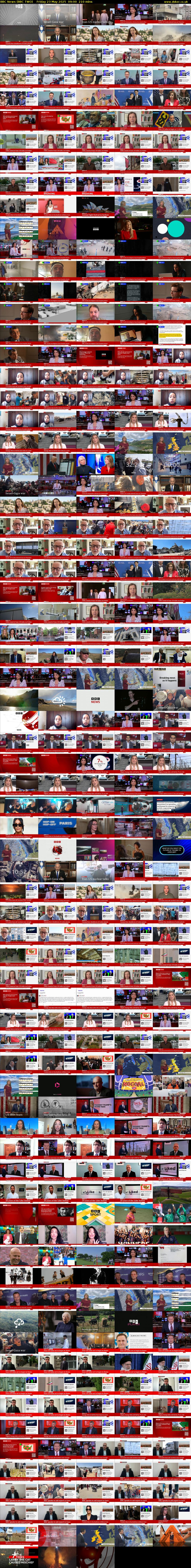 BBC News (BBC TWO) Friday 23 May 2025 09:00 - 12:30