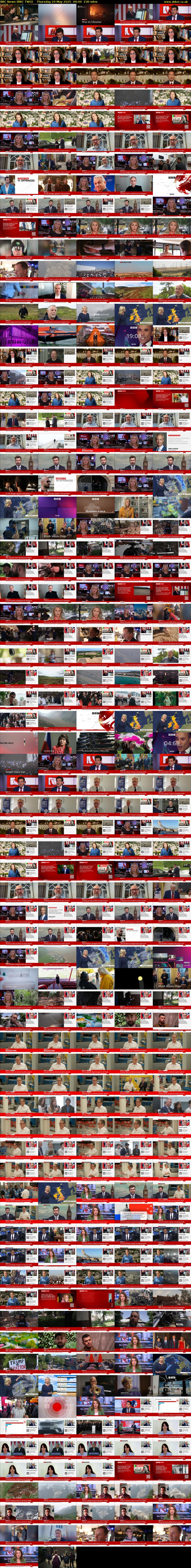 BBC News (BBC TWO) Thursday 29 May 2025 09:00 - 12:50