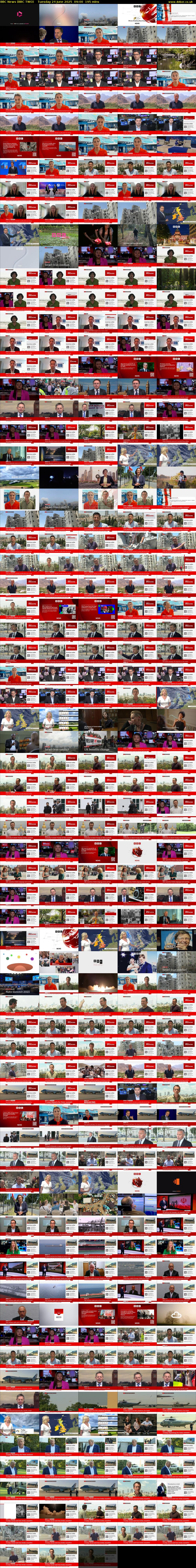 BBC News (BBC TWO) Tuesday 24 June 2025 09:00 - 12:15