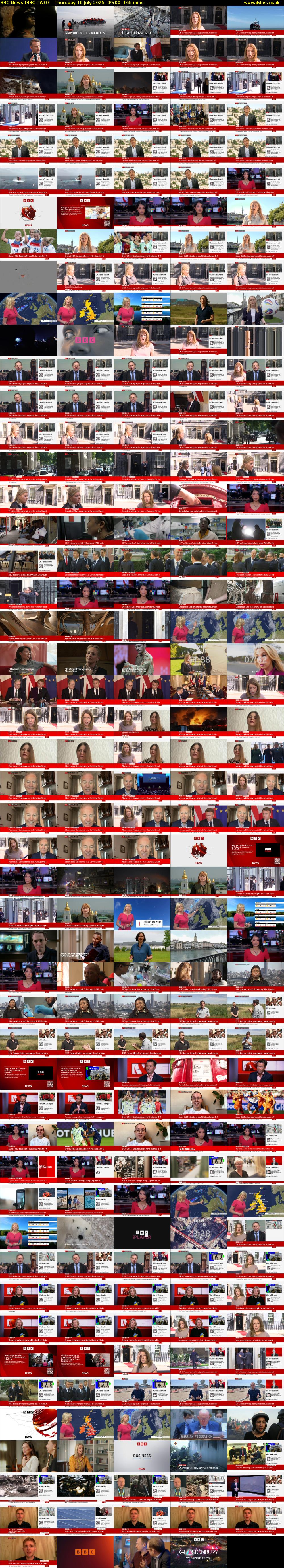 BBC News (BBC TWO) Thursday 10 July 2025 09:00 - 11:45