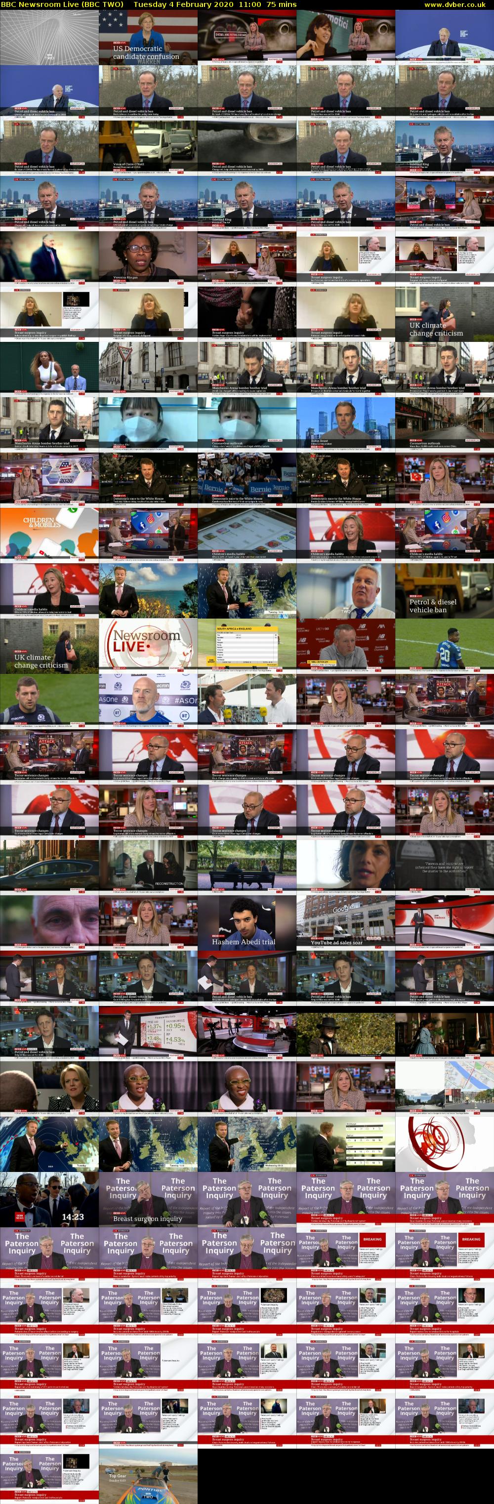 BBC Newsroom Live (BBC TWO) Tuesday 4 February 2020 11:00 - 12:15
