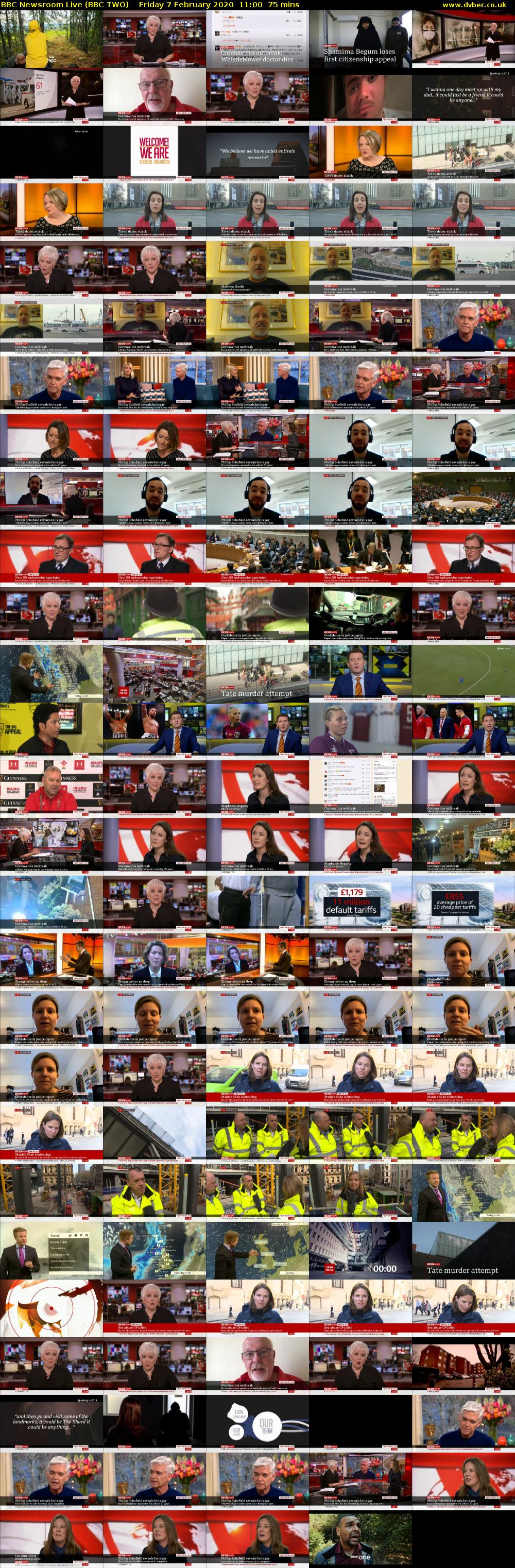 BBC Newsroom Live (BBC TWO) Friday 7 February 2020 11:00 - 12:15
