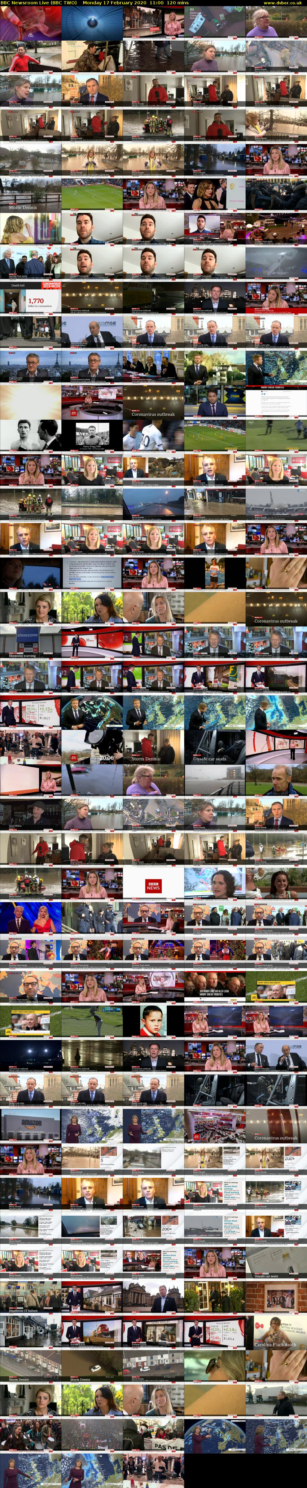 BBC Newsroom Live (BBC TWO) Monday 17 February 2020 11:00 - 13:00