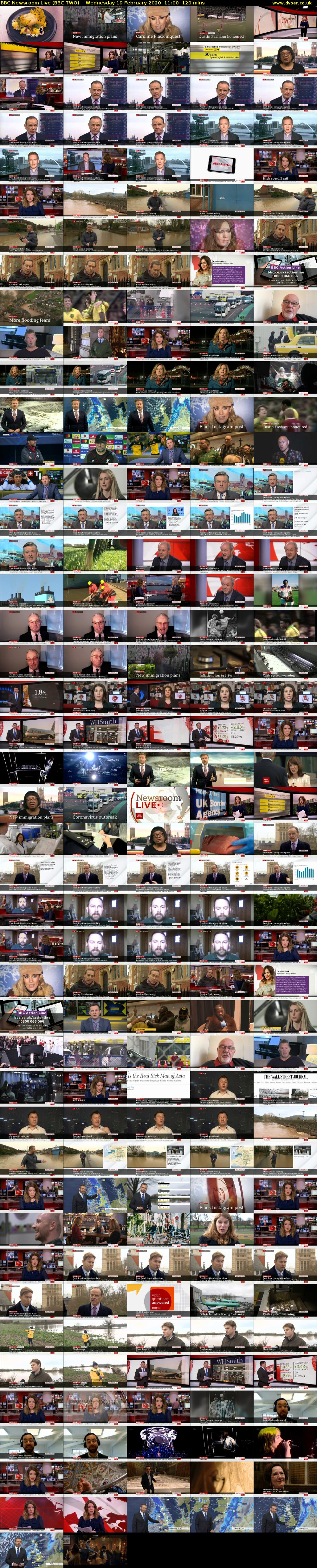 BBC Newsroom Live (BBC TWO) Wednesday 19 February 2020 11:00 - 13:00