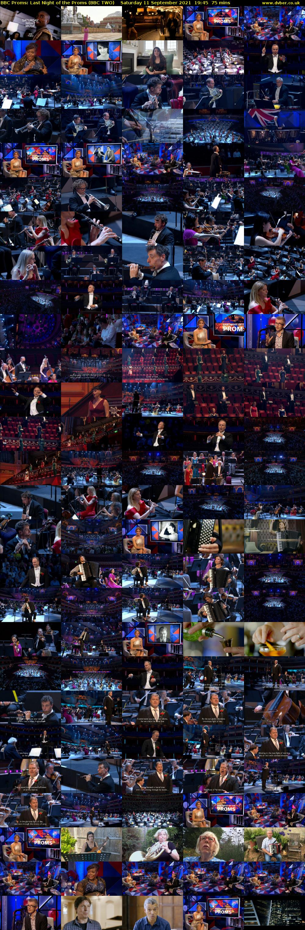 BBC Proms: Last Night of the Proms (BBC TWO) Saturday 11 September 2021 19:45 - 21:00