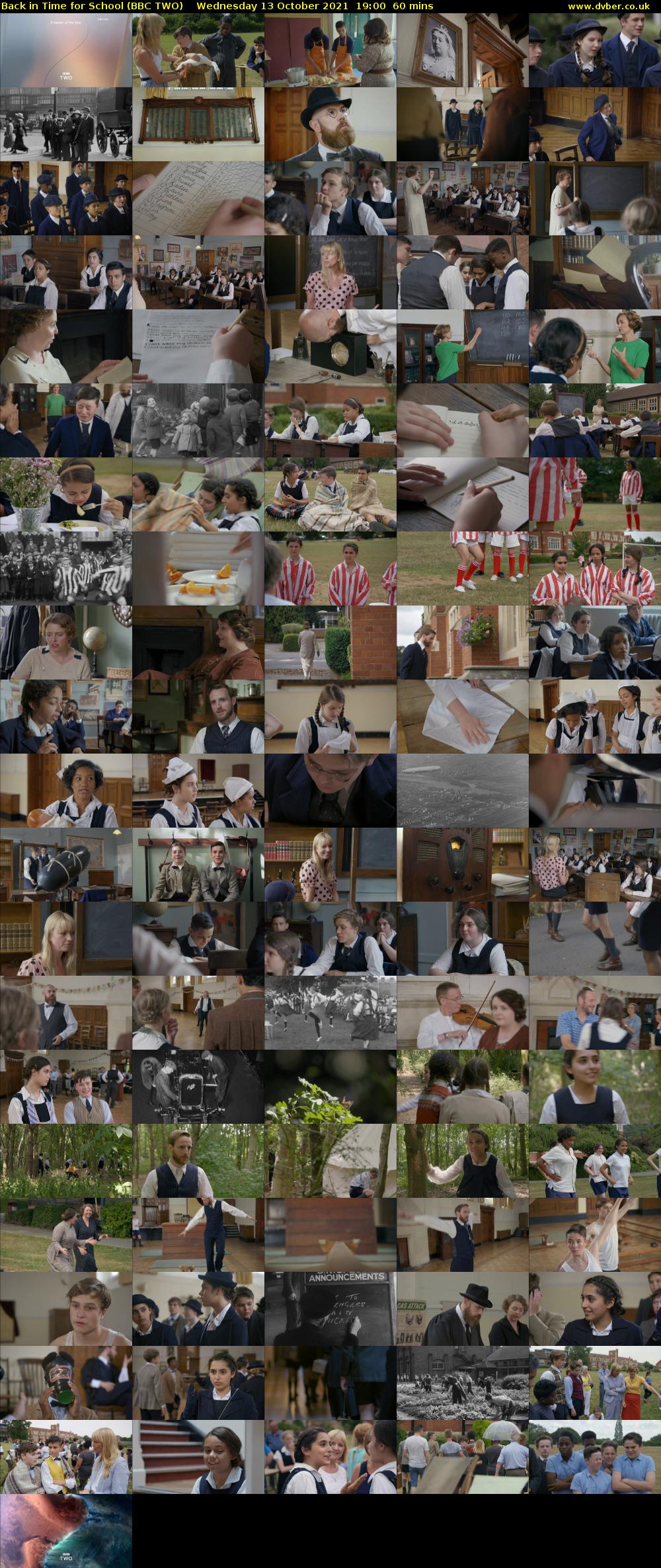 Back in Time for School (BBC TWO) Wednesday 13 October 2021 19:00 - 20:00
