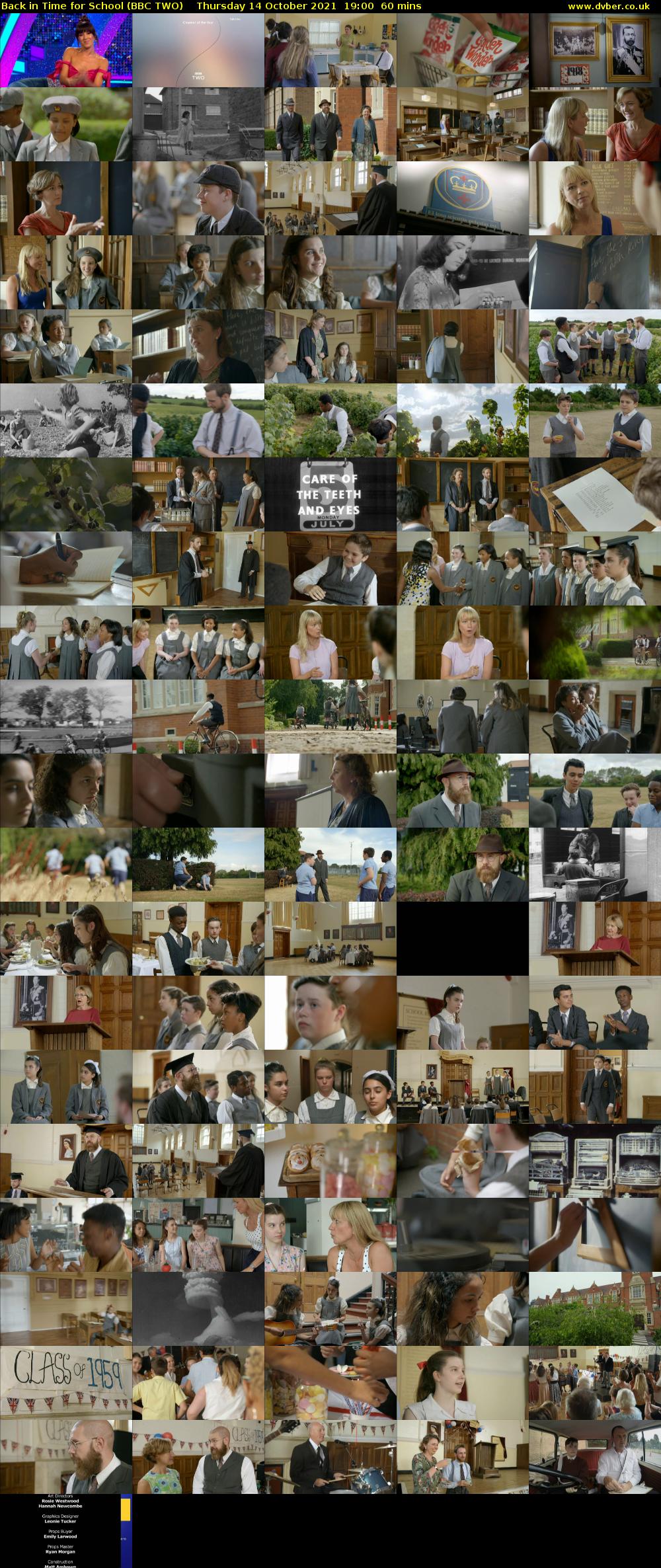 Back in Time for School (BBC TWO) Thursday 14 October 2021 19:00 - 20:00