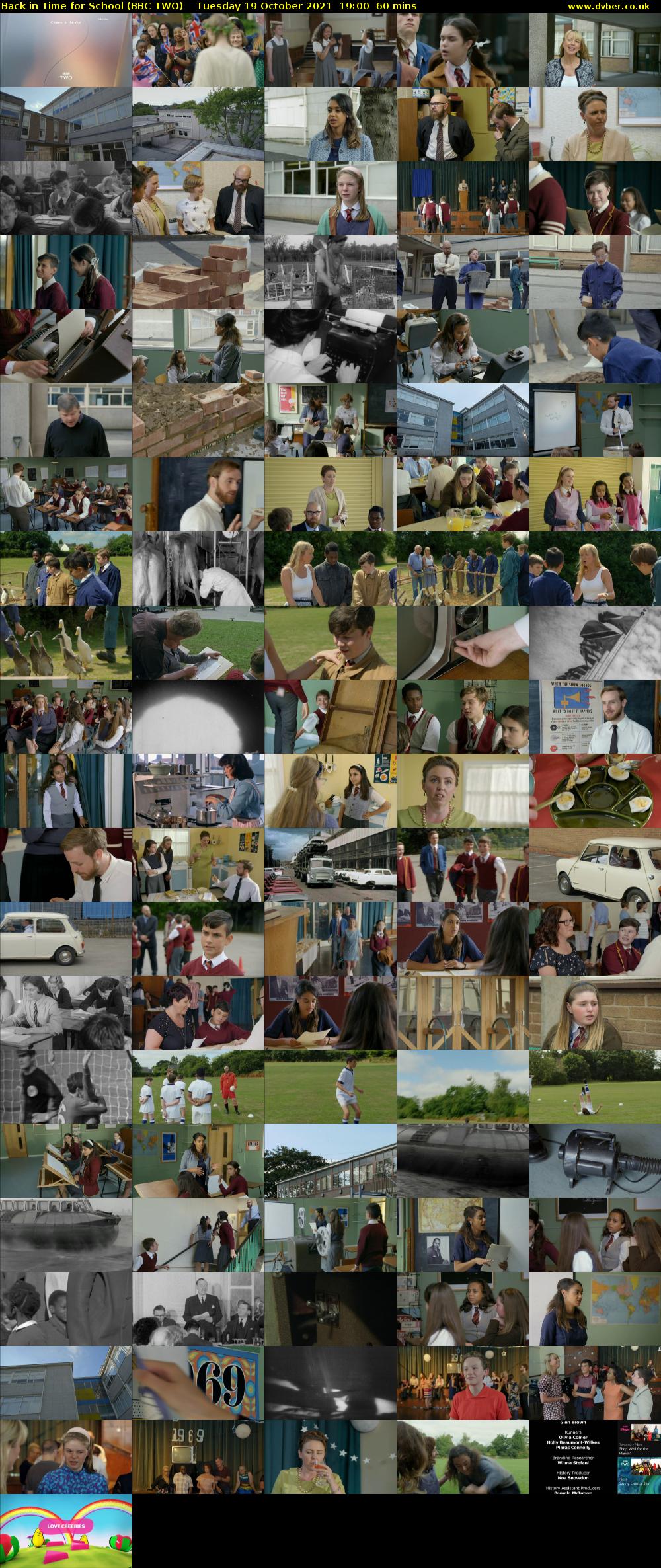 Back in Time for School (BBC TWO) Tuesday 19 October 2021 19:00 - 20:00