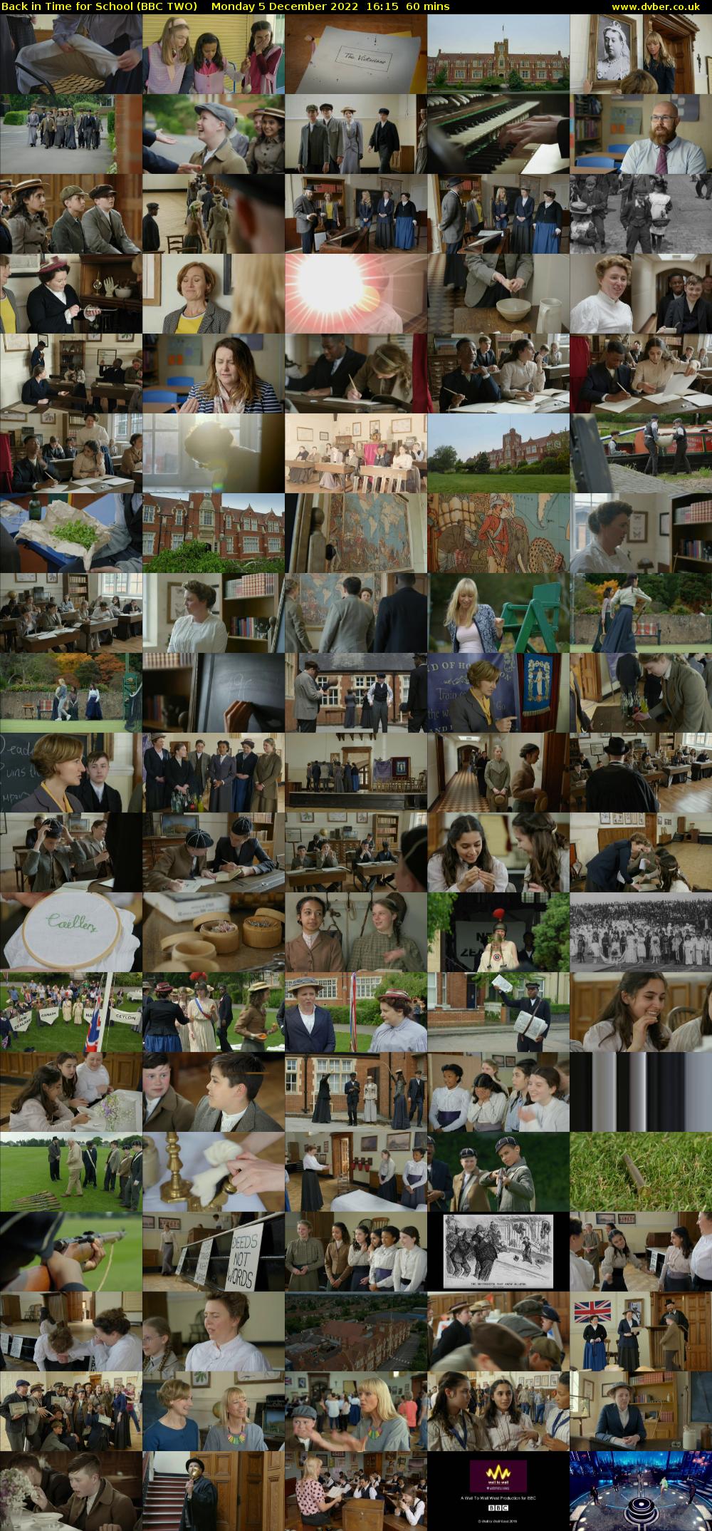 Back in Time for School (BBC TWO) Monday 5 December 2022 16:15 - 17:15
