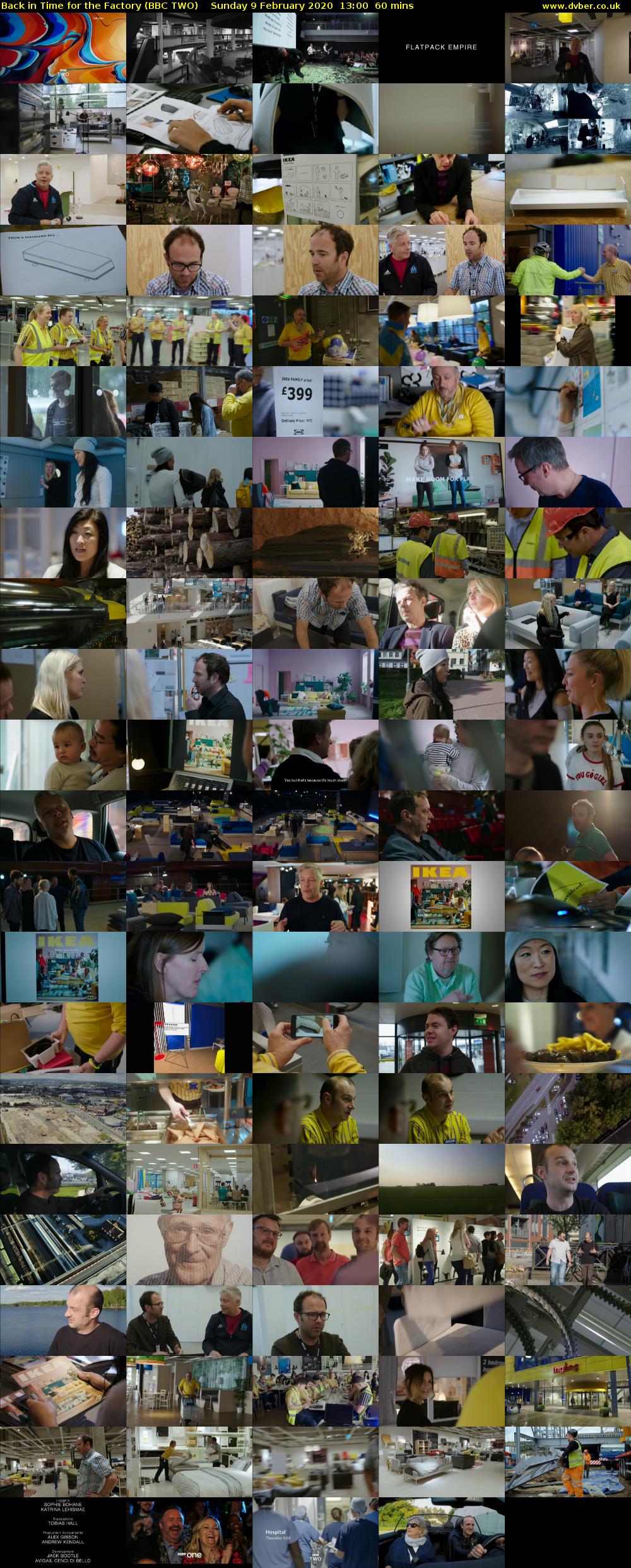 Back in Time for the Factory (BBC TWO) Sunday 9 February 2020 13:00 - 14:00