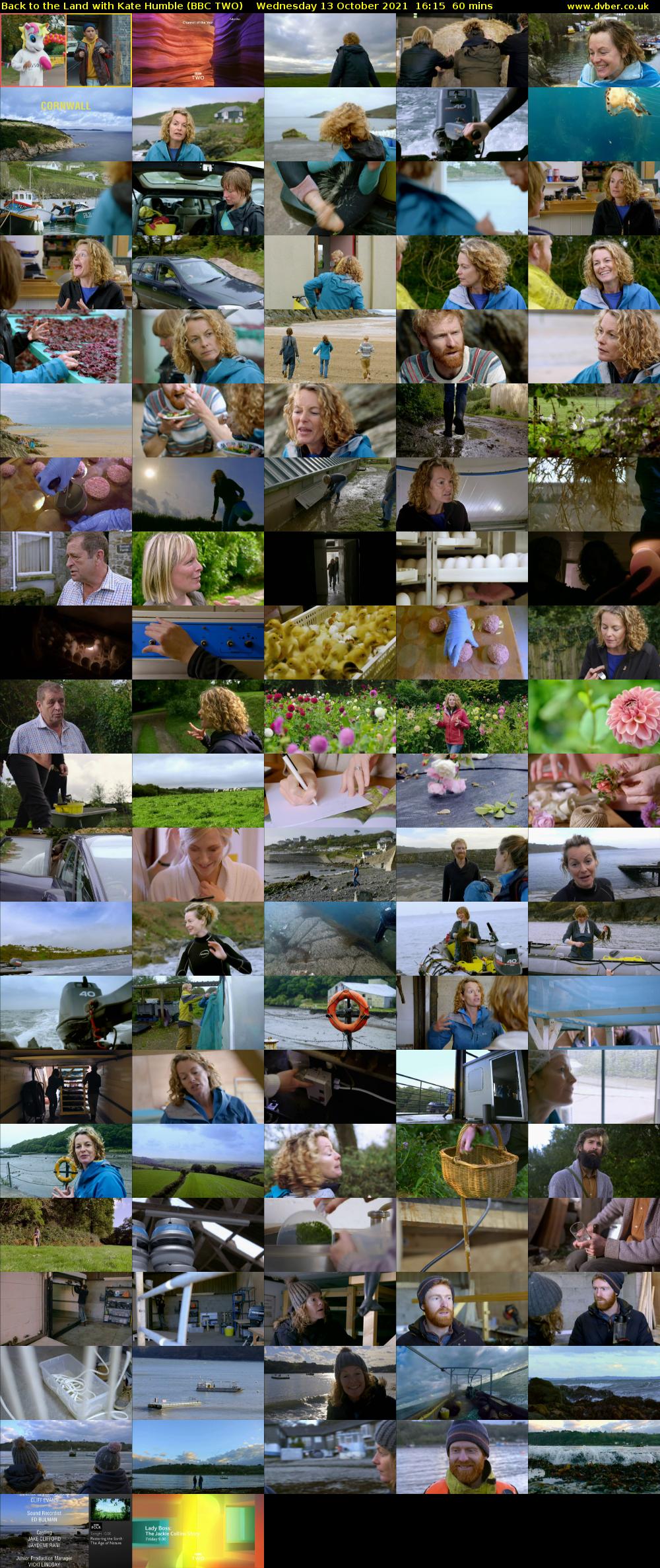 Back to the Land with Kate Humble (BBC TWO) Wednesday 13 October 2021 16:15 - 17:15