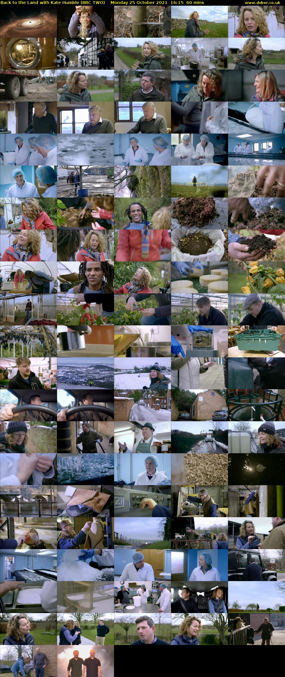Back to the Land with Kate Humble (BBC TWO) Monday 25 October 2021 16:15 - 17:15