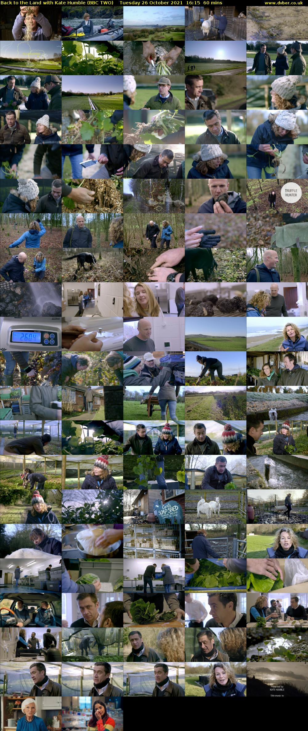 Back to the Land with Kate Humble (BBC TWO) Tuesday 26 October 2021 16:15 - 17:15