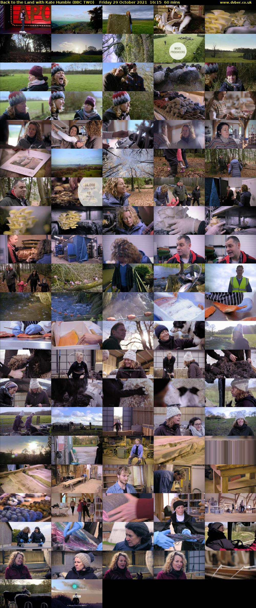 Back to the Land with Kate Humble (BBC TWO) Friday 29 October 2021 16:15 - 17:15