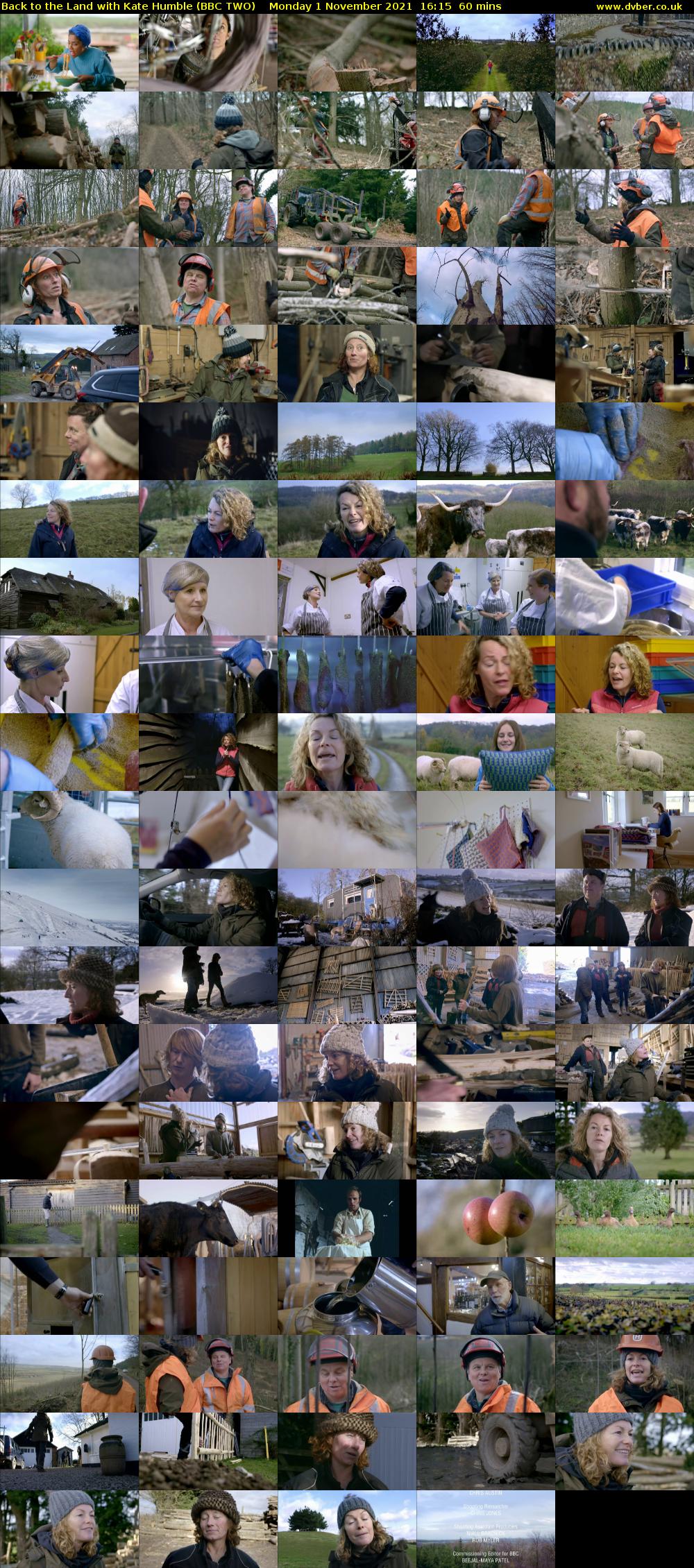 Back to the Land with Kate Humble (BBC TWO) Monday 1 November 2021 16:15 - 17:15