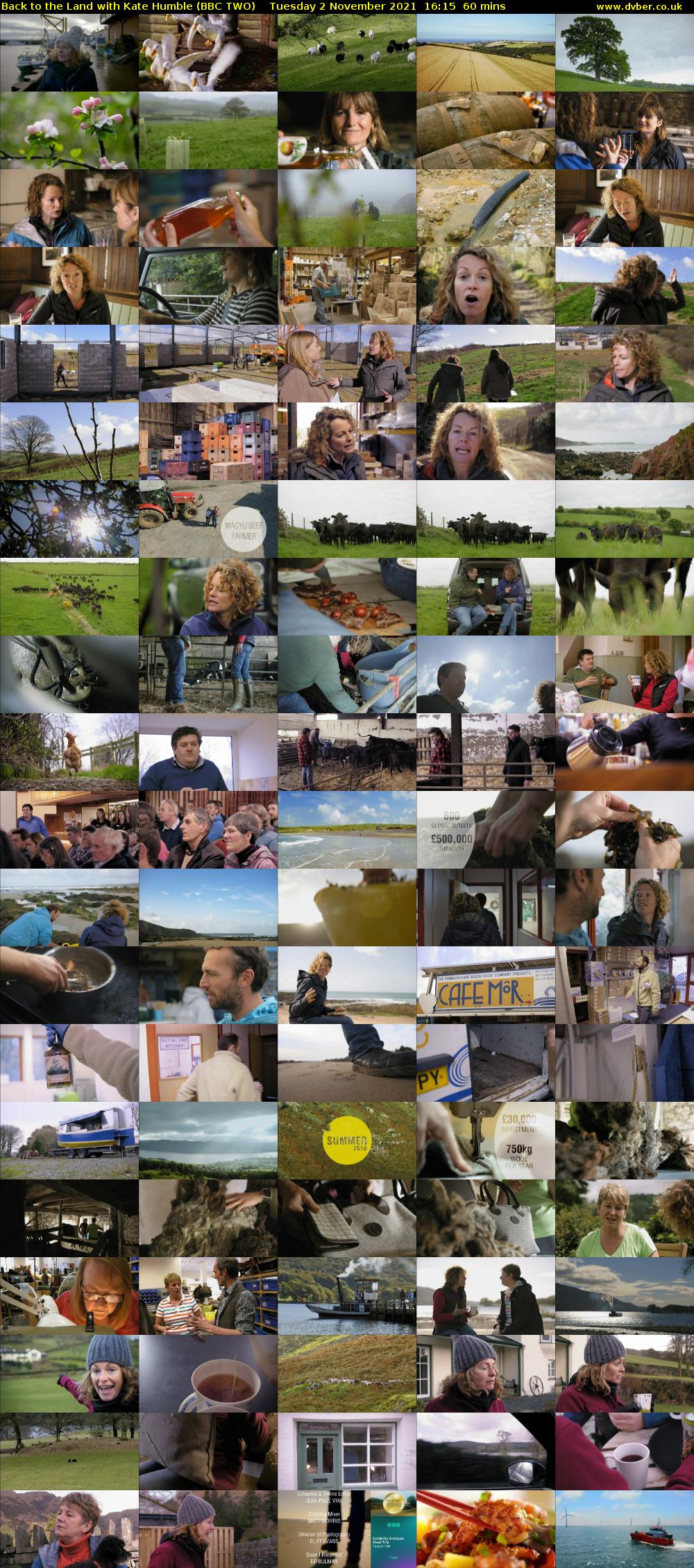 Back to the Land with Kate Humble (BBC TWO) Tuesday 2 November 2021 16:15 - 17:15