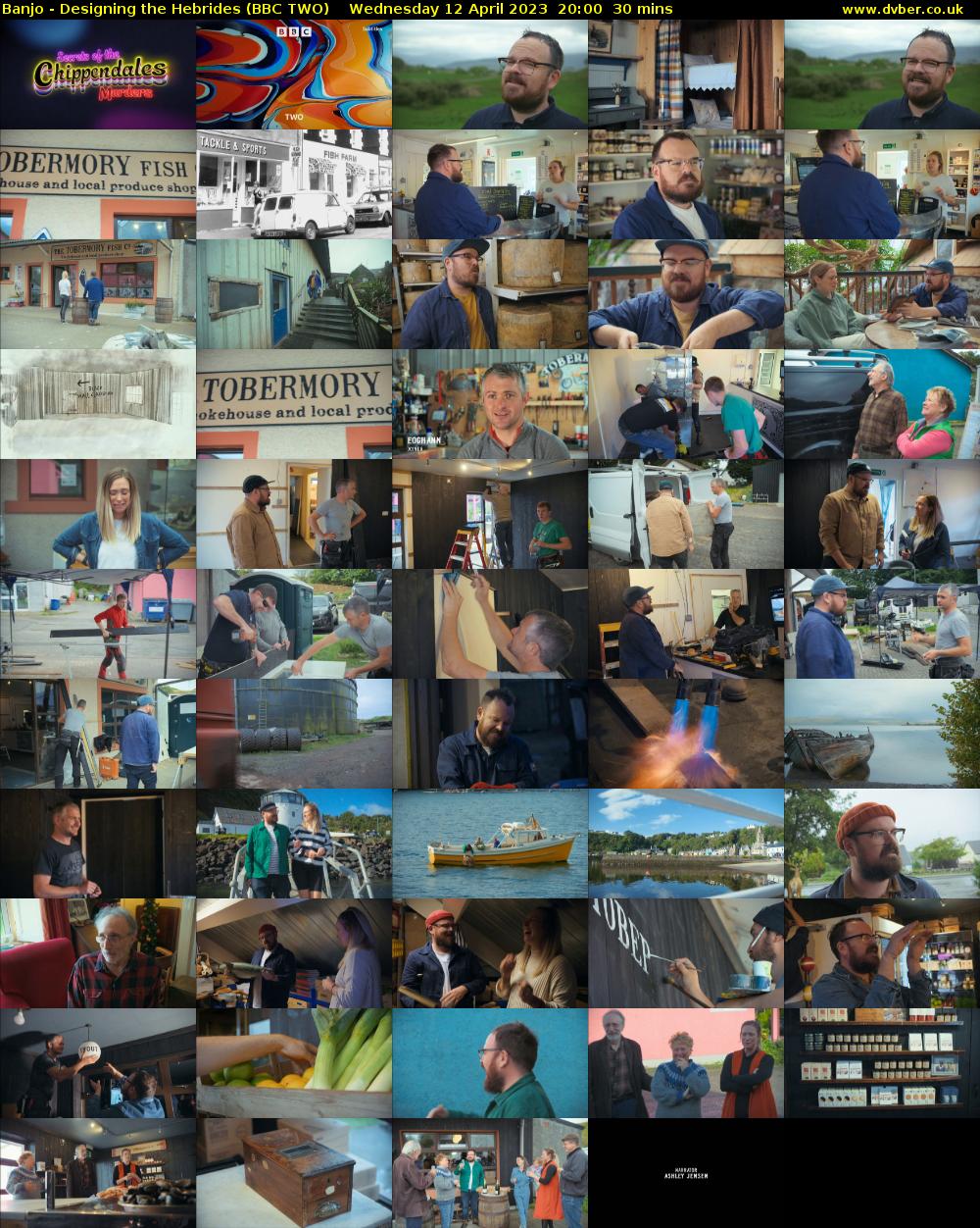 Banjo - Designing the Hebrides (BBC TWO) Wednesday 12 April 2023 20:00 - 20:30