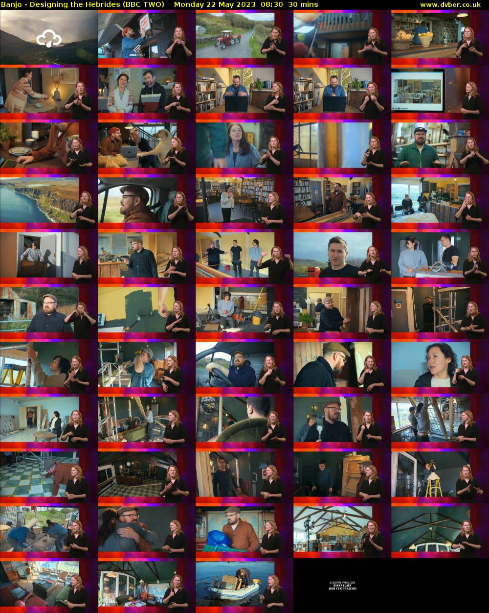 Banjo - Designing the Hebrides (BBC TWO) Monday 22 May 2023 08:30 - 09:00