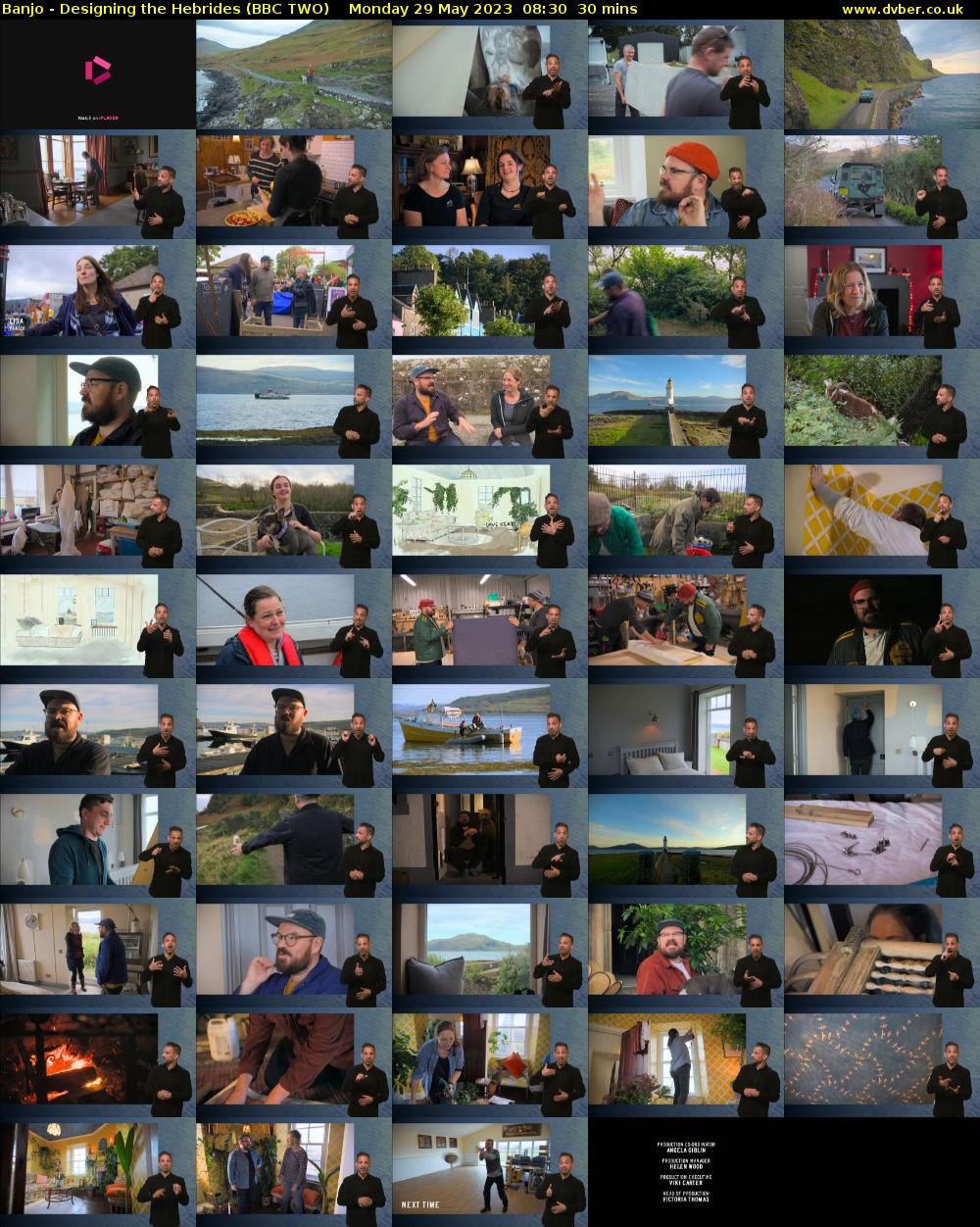 Banjo - Designing the Hebrides (BBC TWO) Monday 29 May 2023 08:30 - 09:00