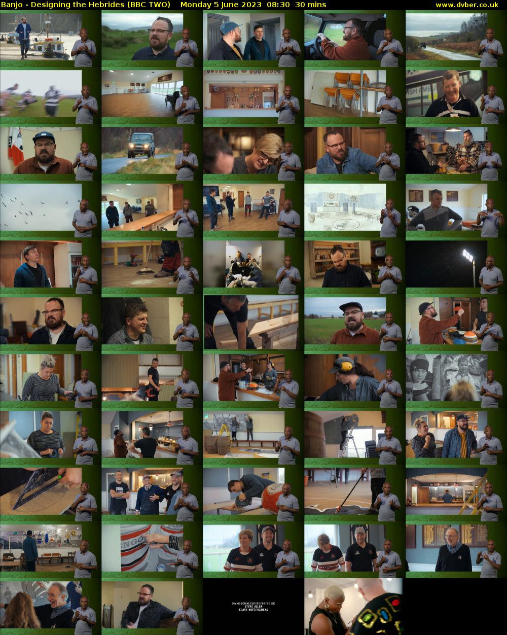 Banjo - Designing the Hebrides (BBC TWO) Monday 5 June 2023 08:30 - 09:00