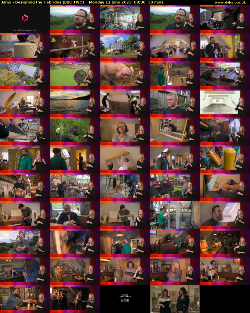 Banjo - Designing the Hebrides (BBC TWO) Monday 12 June 2023 08:30 - 09:00