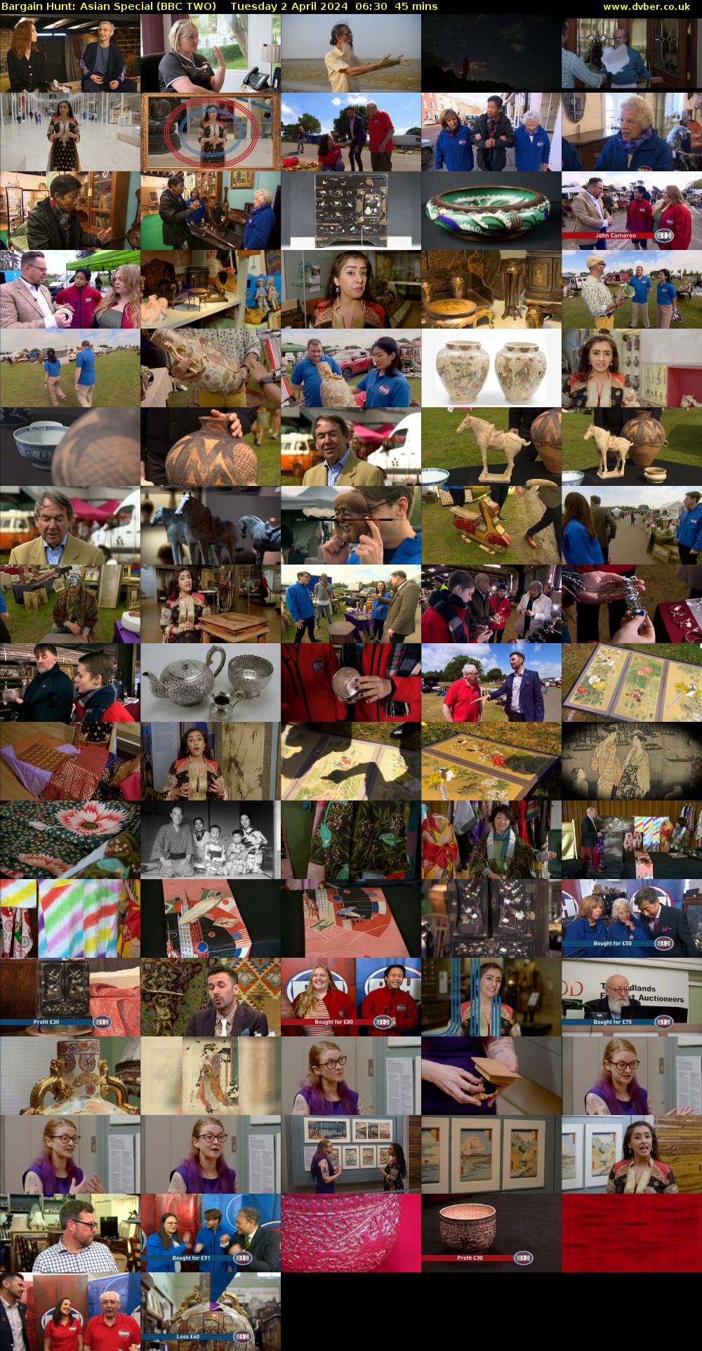 Bargain Hunt: Asian Special (BBC TWO) Tuesday 2 April 2024 06:30 - 07:15