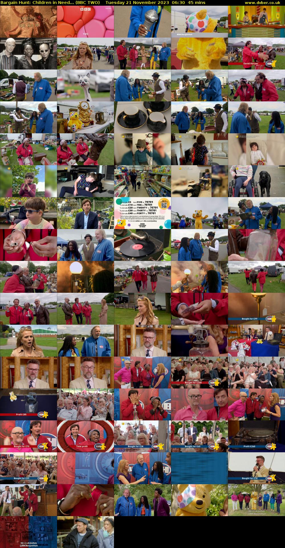 Bargain Hunt: Children in Need... (BBC TWO) Tuesday 21 November 2023 06:30 - 07:15