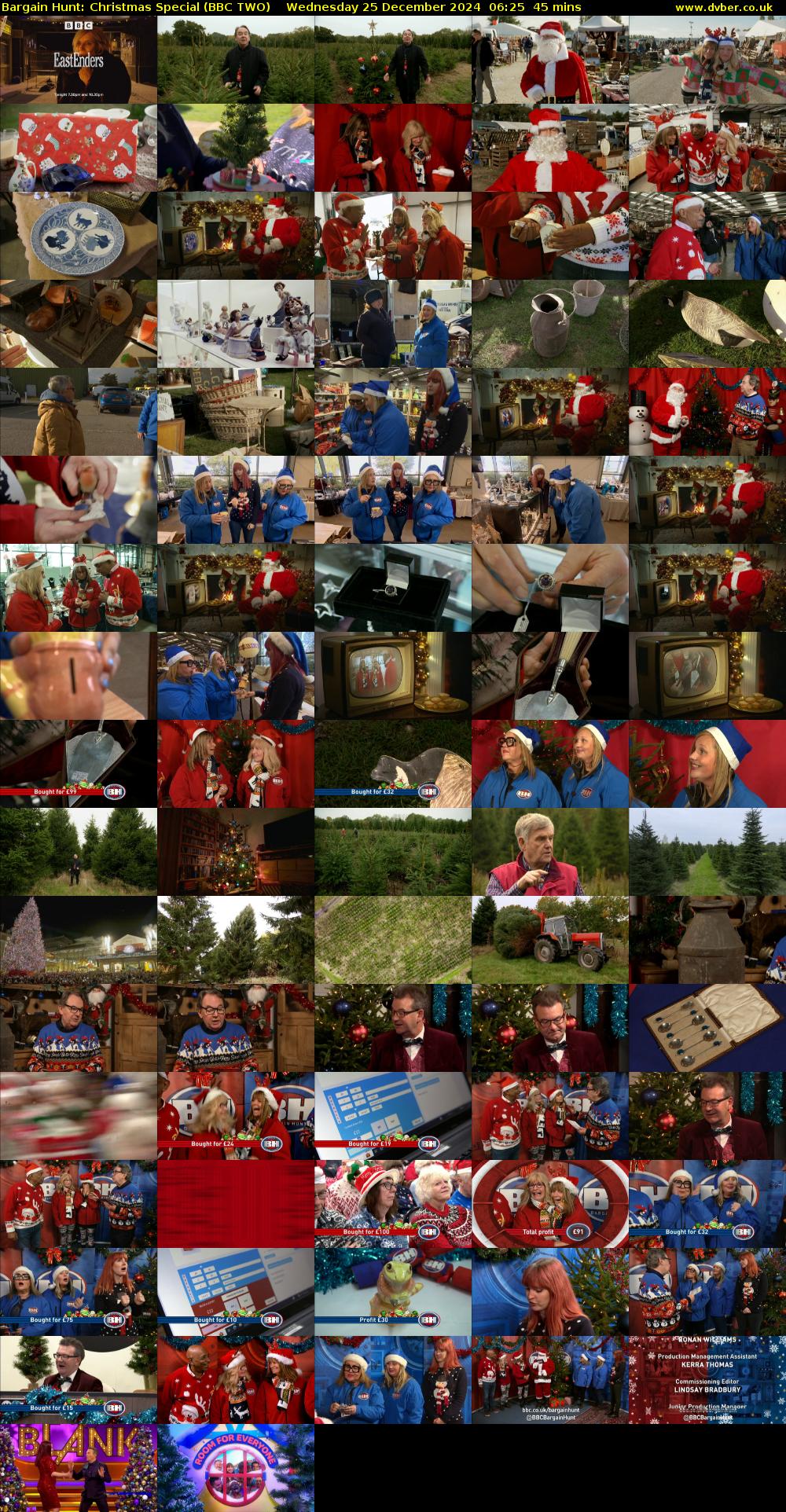 Bargain Hunt: Christmas Special (BBC TWO) Wednesday 25 December 2024 06:25 - 07:10