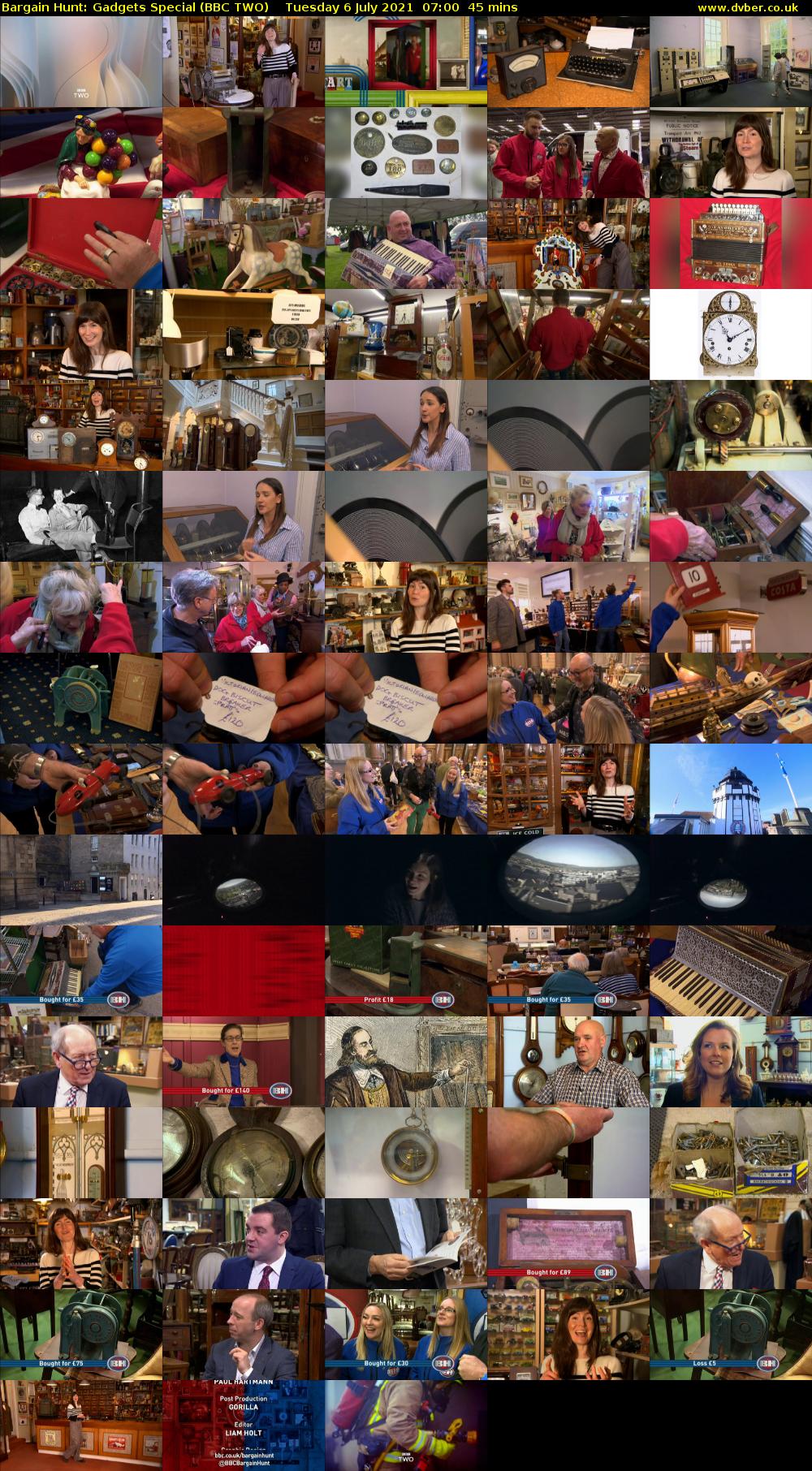 Bargain Hunt: Gadgets Special (BBC TWO) Tuesday 6 July 2021 07:00 - 07:45