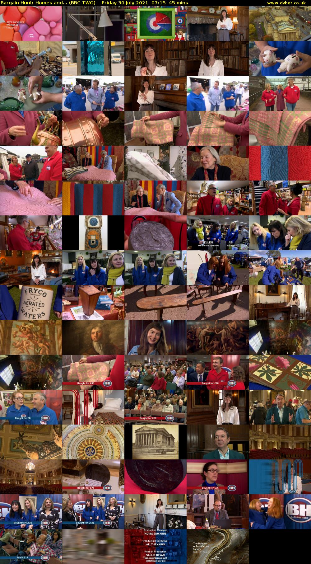 Bargain Hunt: Homes and... (BBC TWO) Friday 30 July 2021 07:15 - 08:00