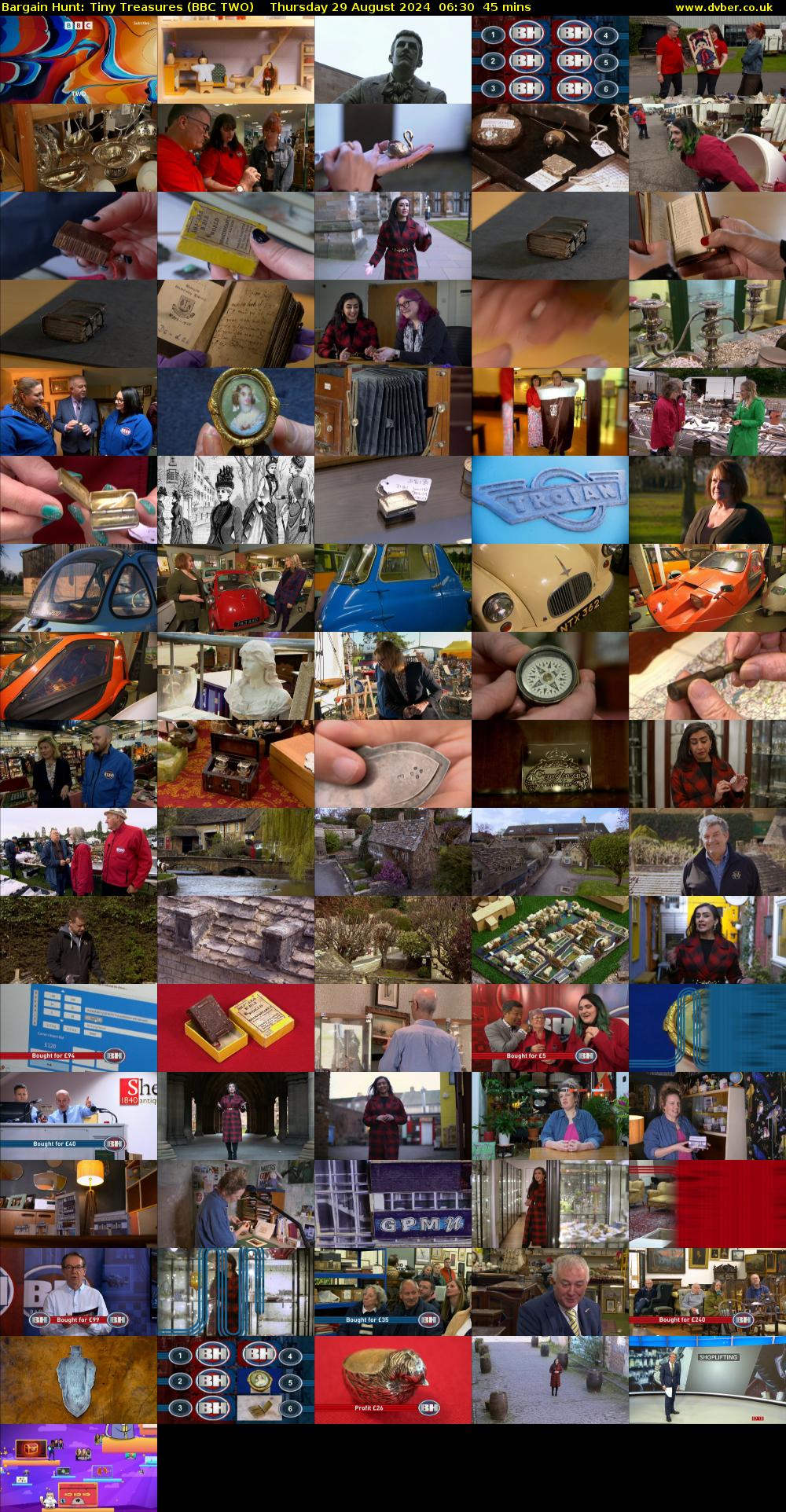 Bargain Hunt: Tiny Treasures (BBC TWO) Thursday 29 August 2024 06:30 - 07:15