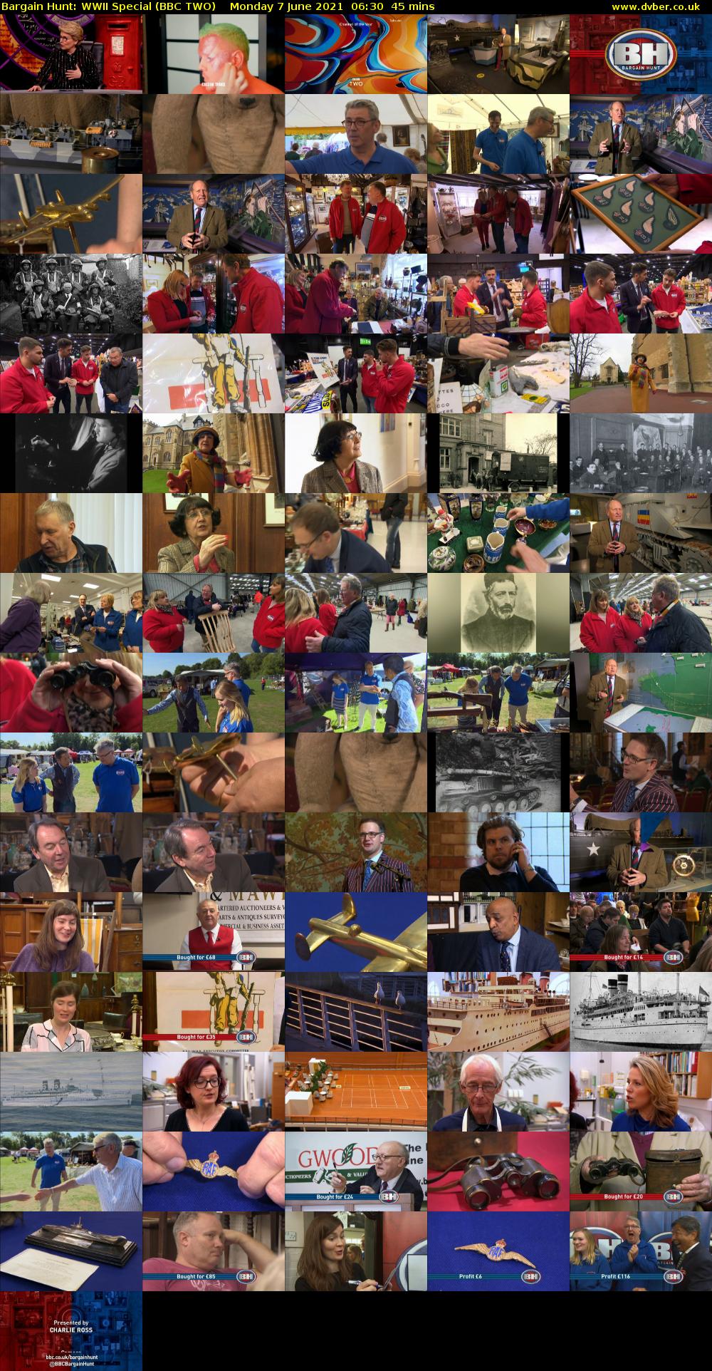 Bargain Hunt: WWII Special (BBC TWO) Monday 7 June 2021 06:30 - 07:15