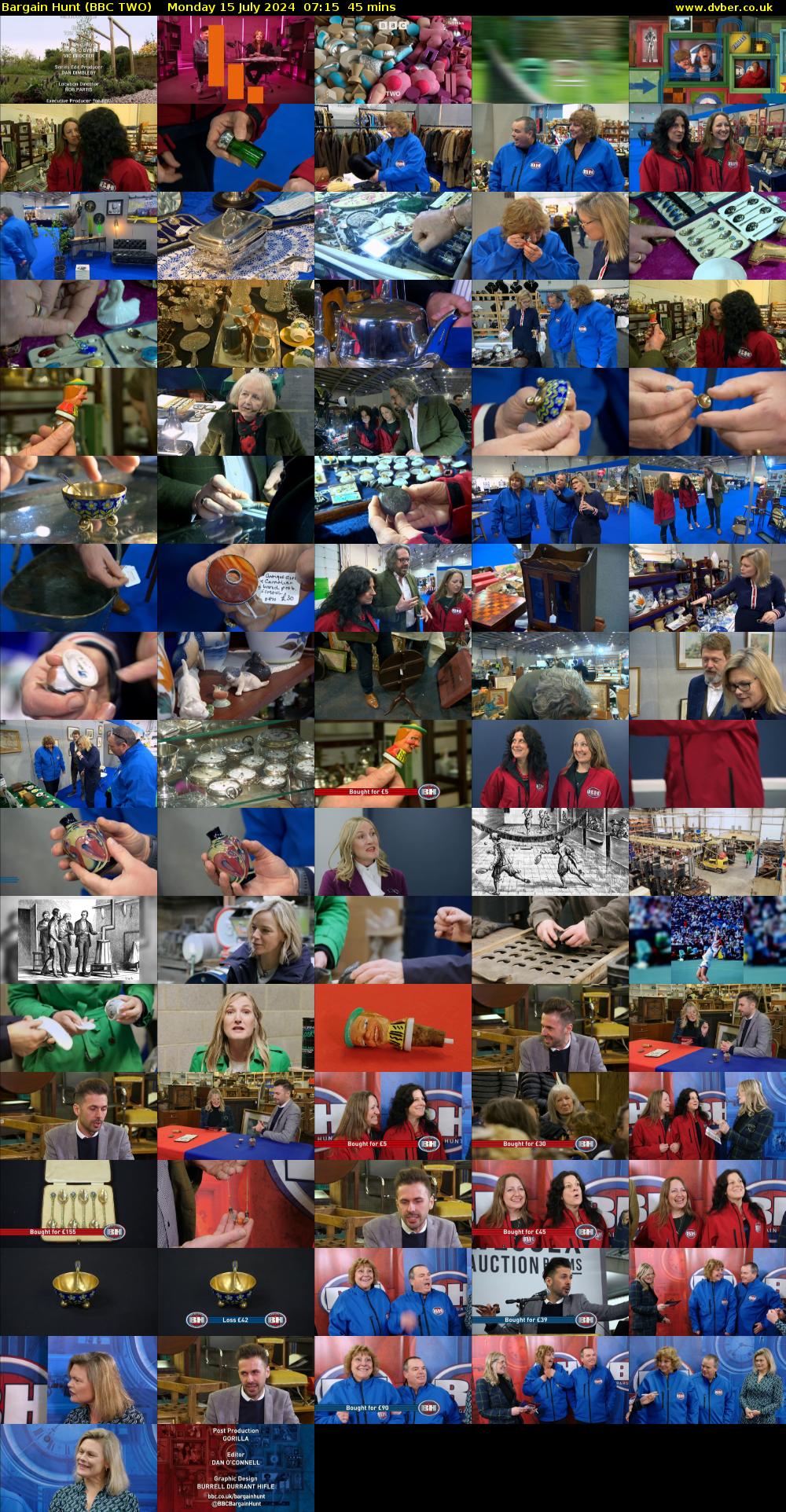 Bargain Hunt (BBC TWO) Monday 15 July 2024 07:15 - 08:00