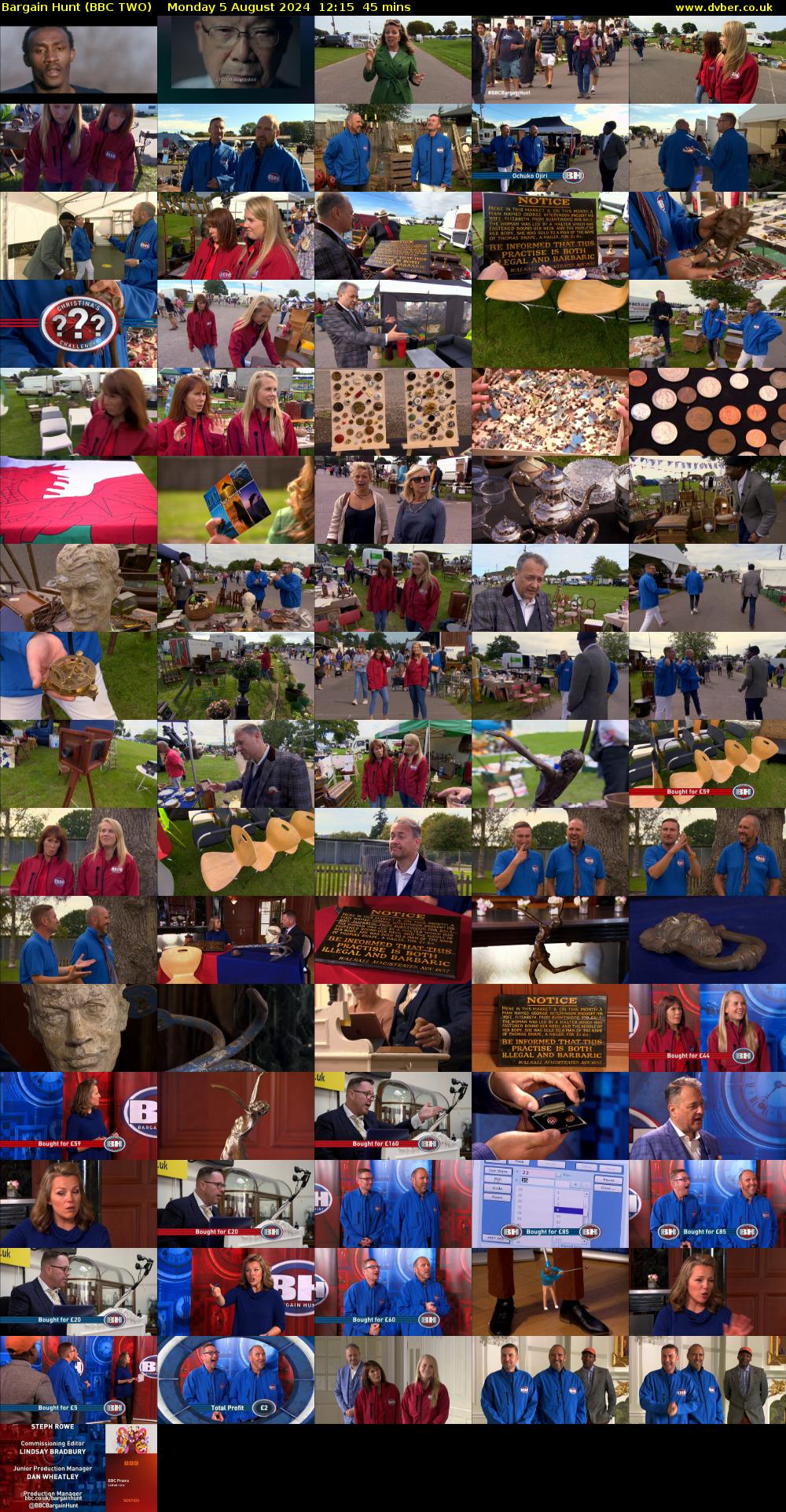 Bargain Hunt (BBC TWO) Monday 5 August 2024 12:15 - 13:00