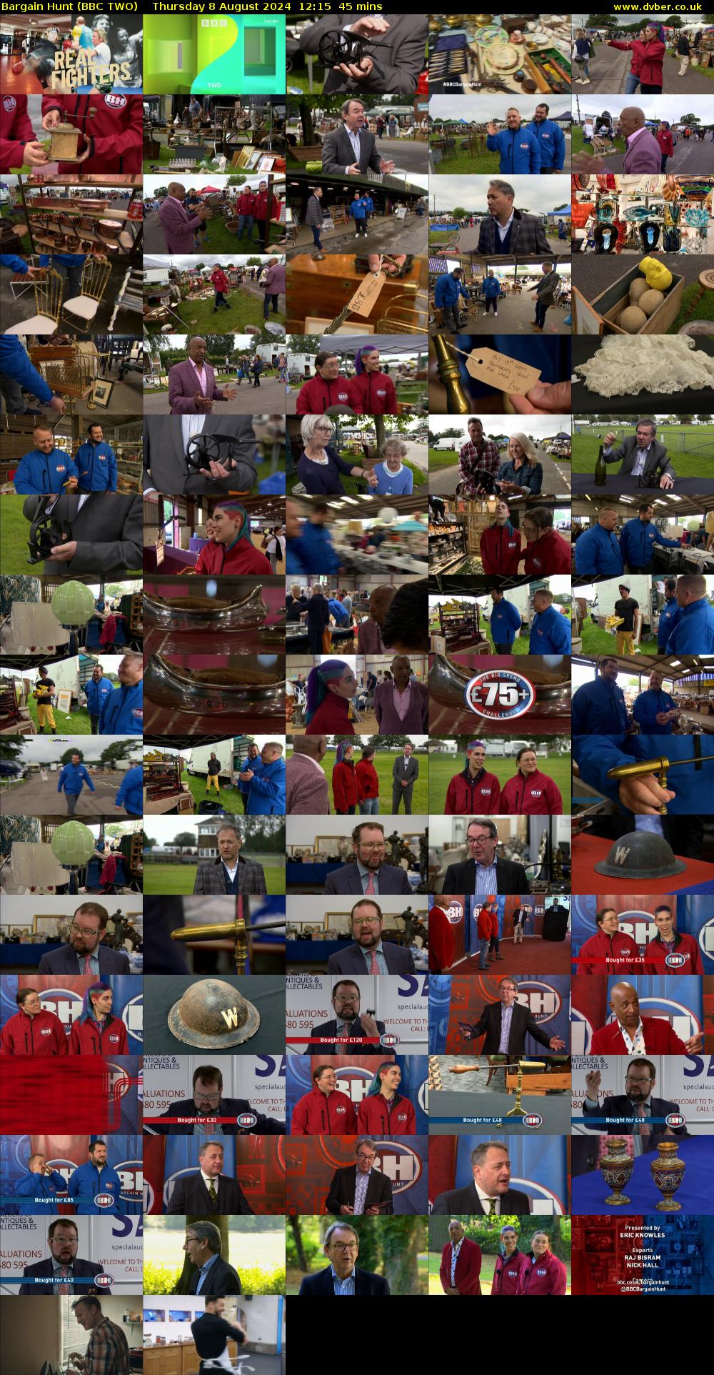 Bargain Hunt (BBC TWO) Thursday 8 August 2024 12:15 - 13:00