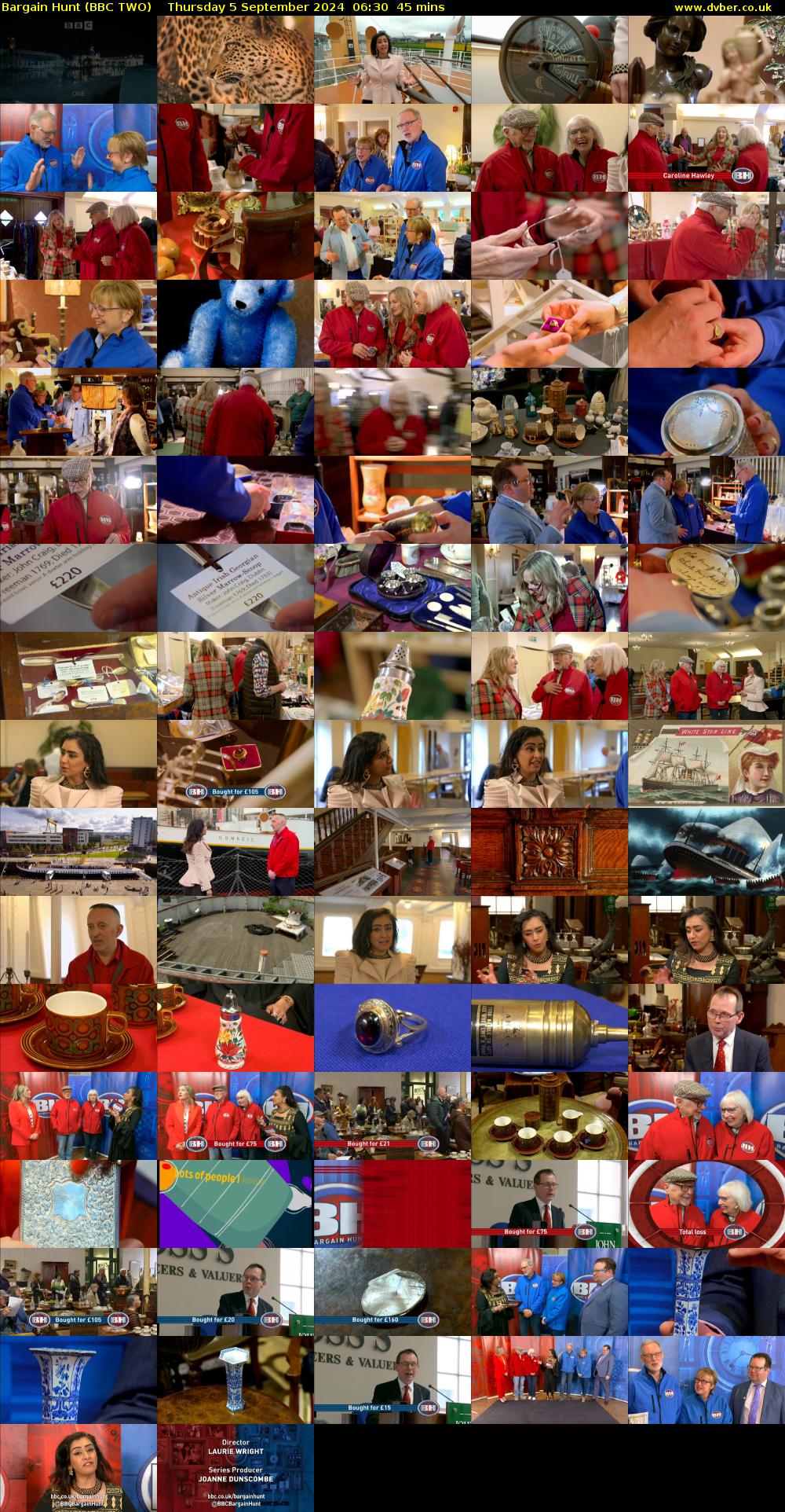 Bargain Hunt (BBC TWO) Thursday 5 September 2024 06:30 - 07:15