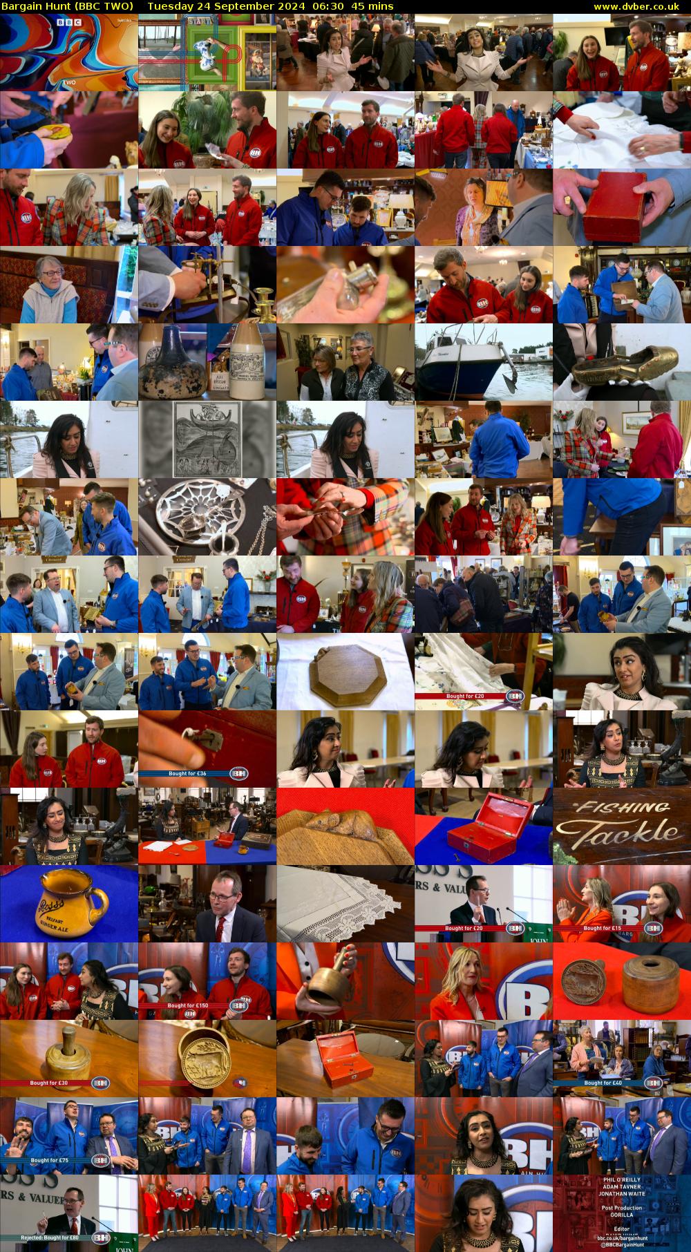Bargain Hunt (BBC TWO) Tuesday 24 September 2024 06:30 - 07:15