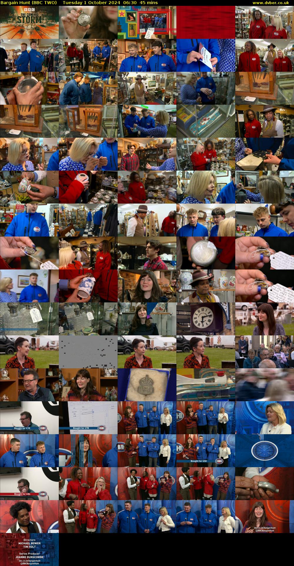 Bargain Hunt (BBC TWO) Tuesday 1 October 2024 06:30 - 07:15