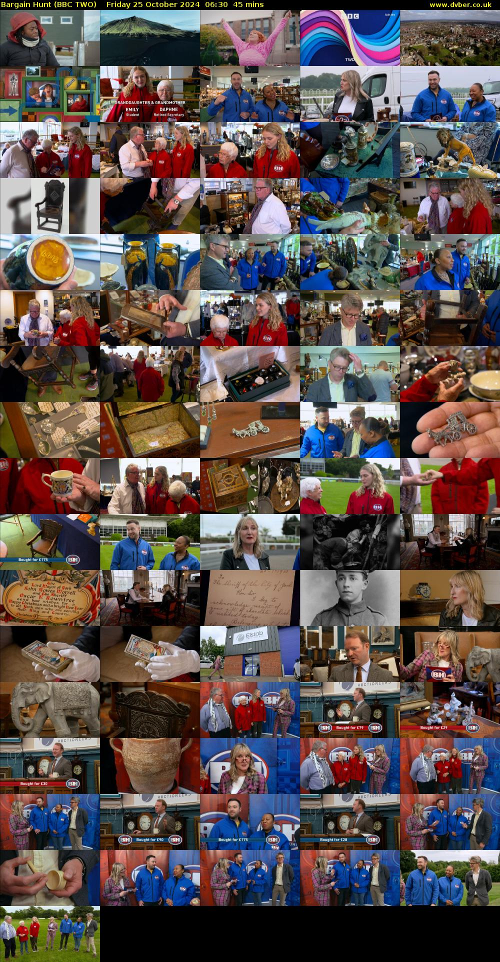 Bargain Hunt (BBC TWO) Friday 25 October 2024 06:30 - 07:15