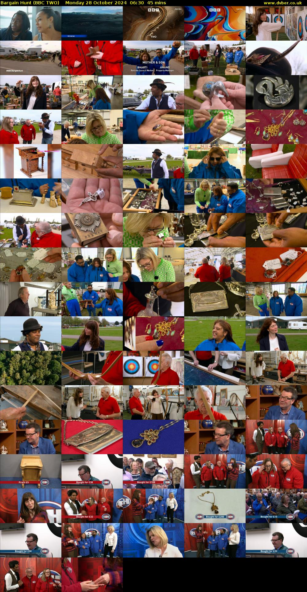 Bargain Hunt (BBC TWO) Monday 28 October 2024 06:30 - 07:15
