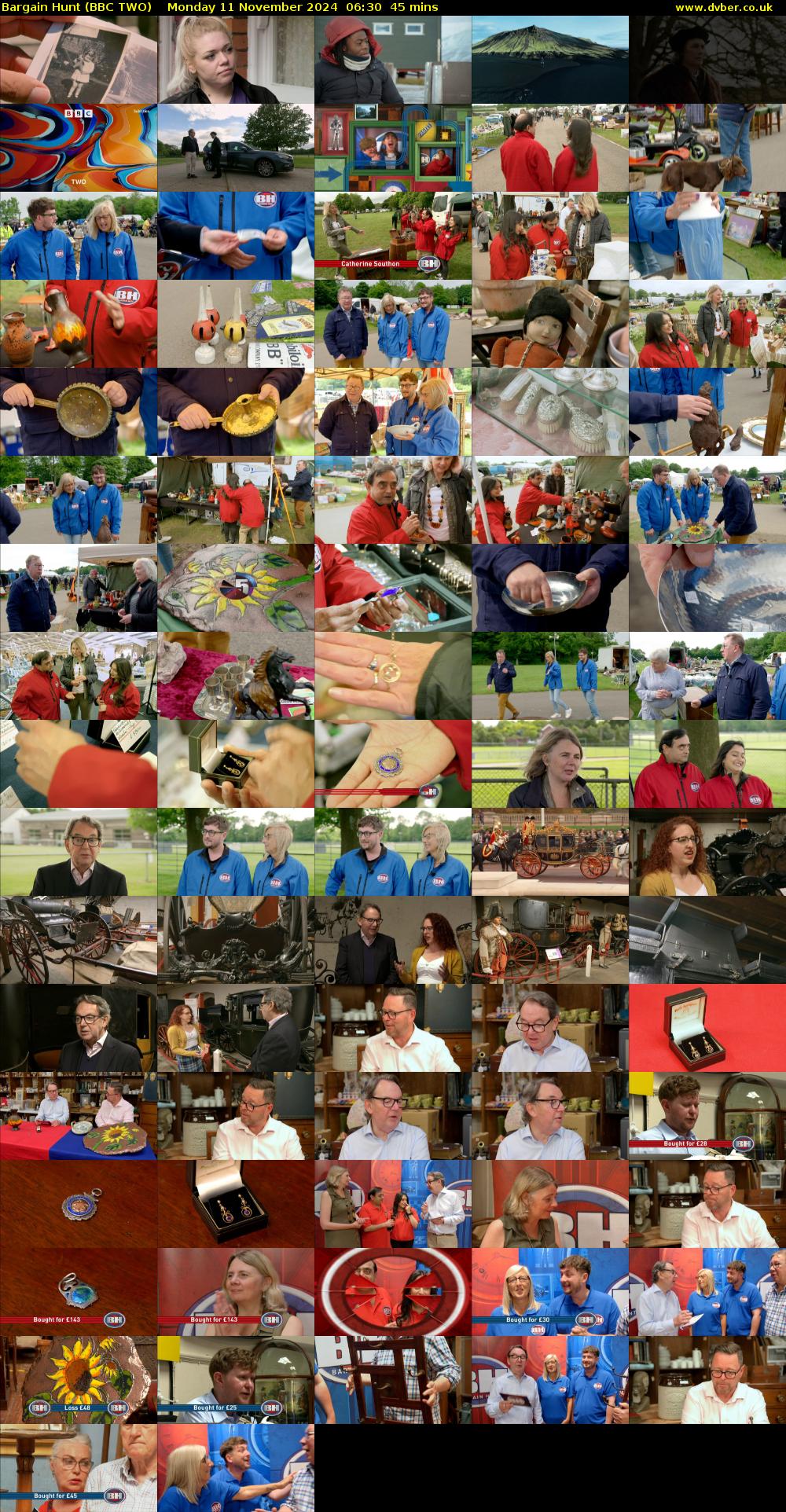 Bargain Hunt (BBC TWO) Monday 11 November 2024 06:30 - 07:15